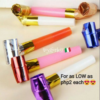 1piece Whistle Foil Party Blower- Loot Bag Fillers