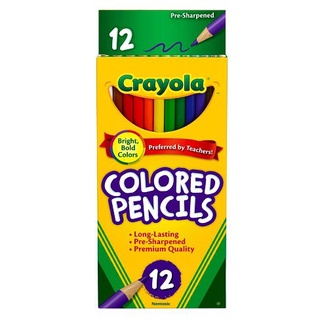 ✎CRAYOLA Colored Pencils 12 Colors