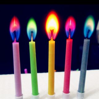 Colored Flame Candle (5pcs) (1)