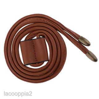 【Stock】 [LACOOPPIA2] PU Leather Drawstring Pull String Purse Strap for Bucket Bag Shoulder Bag