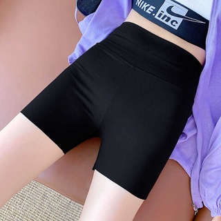 【Hot Sale/In Stock】 Shark skin three-point safety pants women s summer shorts women s high-waist thi