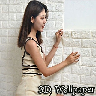 3D Brick wall stickers foam home decor waterproof self adhesive wallpaper design for bedroom