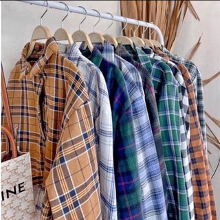 KASUOTAN by jls | LONG SLEEVES FLANNEL CHECKERED POLO CROP TOP (2)