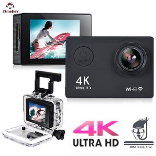[TK Ready Stock] H9 Action Camera 1080p/60fps 20MP WiFi 2.0" Ultra HD 4K Mini Cam WiFi Waterproof Sports Camera