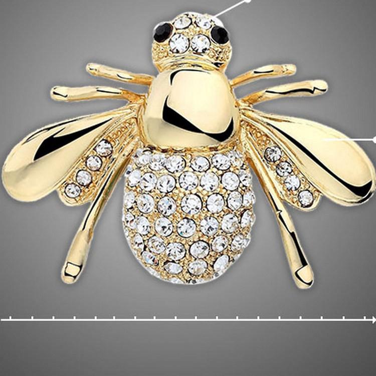 Personality Brooch Bee Diamond Fashion