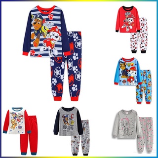 2pcs Kids Pyjamas Baby Boys Girls Clothes Top+Pants Cotton Baby Sleepwear PAW Patrol