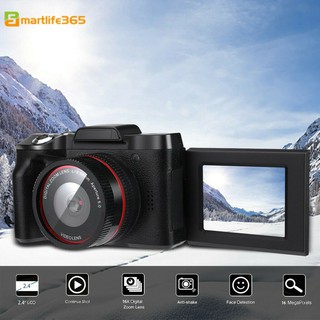 【Jualan spot】 Digital Full HD 1080P 16MP Camera Professional Video Camcorder Vlogging Flip Selfie Ca