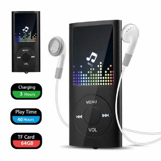 Portable MP3 Music Player with FM Hi-Fi Lossless Support up to 64GB 1.8 Screen