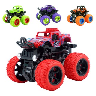 Kids Car Toy 4WD Friction Powered Monster Trucks Perfect Gift