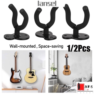 LANSEL Durable Wall Mount Accessories Musical Instruments Hook Guitar Wall Hanger Bass Violin Non-slip Useful Ukulele Display Holder Stand