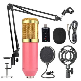 Bm800 Suspension Kit Studio Live Stream Broadcasting Recording Condenser Microphone Set DRP