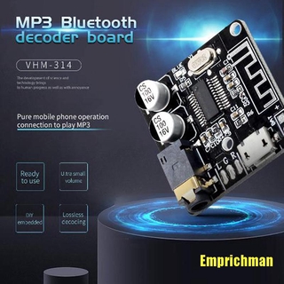 [Emprichman] Bluetooth Audio Receiver board Bluetooth 5.0 mp3 lossless decoder board