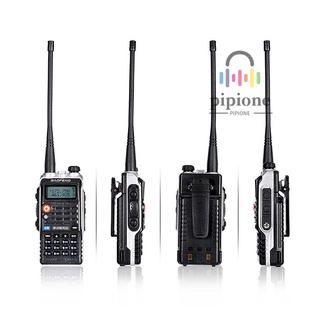 BAOFENG BF-UVB2 Plus FM Transceiver Dual Band LCD Display Handheld Interphone 128CH Two Way Portable Radio Support Long Communication Range Long Standby Time Clear Voice Walkie Talkie Black EU Plug (6)