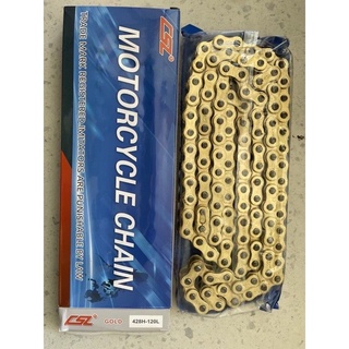 Motorcycle Resistant Gold,Silver,Blue Chain 120L 428H