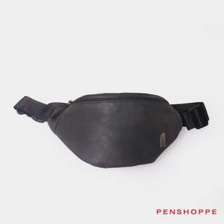 Penshoppe Waist Pack For Men (Black/Gray)