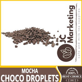 Mocha Choco Droplets Available Available: 500g / 1kg / 5kg can use for Baking,Topping Milk Tea etc.