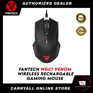 FANTECH WGC1 VENOM Rechargable Wireless Gaming Mouse