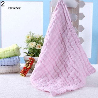 EYe❀Soft Cotton Baby Infant Newborn Bathing Towel Washcloth Feeding Wipe Cloth