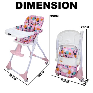 ﺴPhoenix hub C006 Baby High Chair Booster Baby Feeding Chair Dining Chair (4)