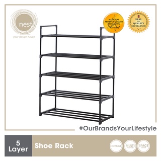NEST DESIGN LAB 4 Layer Shoe Rack 63x20x62cm Amazing Gift Idea for Any Occasion (2)