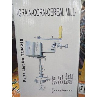 MANUAL CORN AND RICE MILL MADE IN GERMANY FOR DRY CEREALS, RICE, CORN AND COFFEE