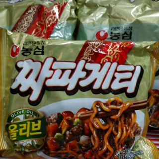 Nongshim Jjapaghetti /Chapaghetti Korean Black Bean Sauce Noodle Jajangmyeon, 140g