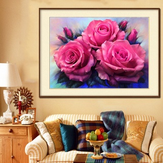 【spot goods】﹊,Flower,Rose,5D,Diamond Painting,,Needlework