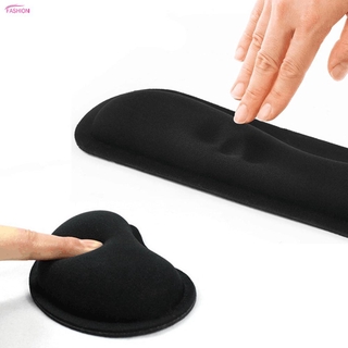 Durable Memory Foam Set Nonslip Mouse Wrist Support/ Keyboard Wrist Rest for Office Computer