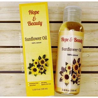 Hope and Beauty Sunflower Oil 100ml
