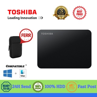 【biuboom.YP】TOSHIBA 500GB/1TB/2TB High Speed USB 3.0 External Hard Disk Drive for PC Laptop