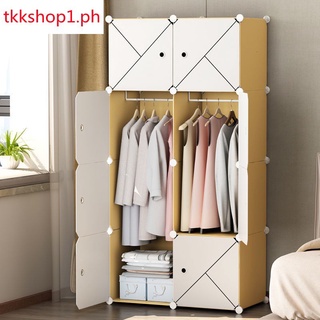 Simple Wardrobe Rental Room Modern Simple Single Bedroom Small Dormitory Assembly Plastic Storage Cabinet
