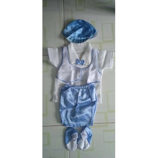 Baptismal Barong Set/Newborn/Christening Clothes Baby boy