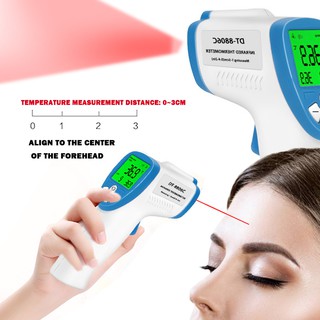 Non-Contact Infrared Thermometer Forehead Body Temperature With Fever Alarm Display Temperature (2)
