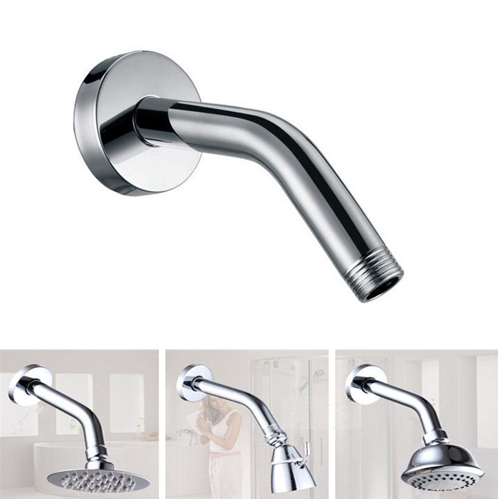 Bend Shower Head Arm Bathroom Stainless Steel 150mm