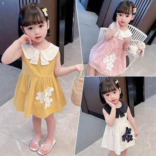 Ang bagongﺴ◇(6M-4Y) BABY CORP Dress for Girls Kids Summer Dress Skirt for Baby Girl