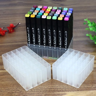 【Ready Stock】✗☒30/40 Slots Marker Pen Storage Holder Brush Pencil Rack Table Stand Organizer Multifu