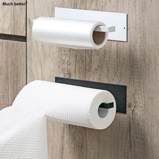 ♨✤✇Kitchen Self adhesive Accessories Under Cabinet Paper Roll Rack Towel Holder Tissue Hanger Storag