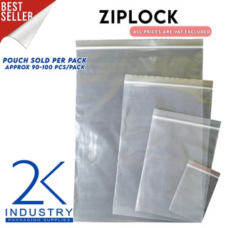 Resealable Plastic Clear Resealable Bag 16x25cm / 23x32cm (1pack)(approx. 90 pcs)