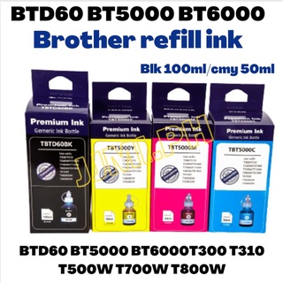 Brother ink btd60 bt5000 bt6000 refill ink premium