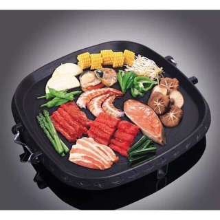 32cm multi functional square multi roaster top grill pan