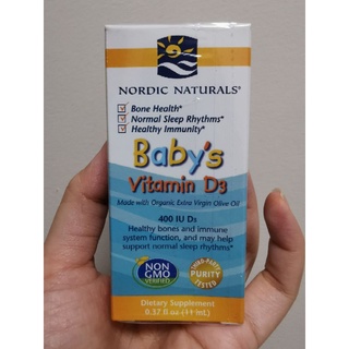 Nordic Naturals Baby 's Vitamin D3 400iu 11ml QEg5