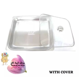 dinnerware▼☂✶JMY Food warmer rectangle shape stainless steel Thick with Cover