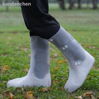 rain shoe☫№☃Rainproof Shoes Men And Women Non-Slip Thick Wear-Resistant Adult