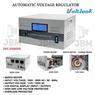 Voltlook Digital Automatic Voltage Regulator (AVR)500 Watts-1500