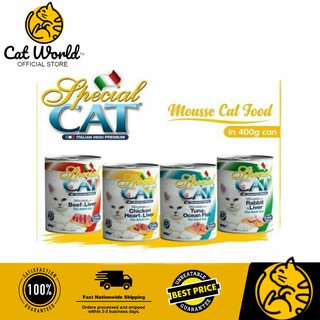 [PROMO SALE] Special Cat Mousse Canned Cat Wet Food For Cats and Kittens 400g [SET OF 2]