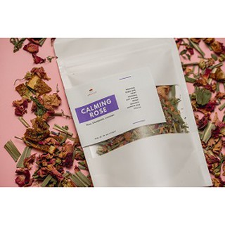 Chamomile and Lavender Tea with Dried Rose Petals (Calming Rose) 25g