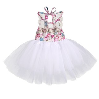 Cute kids Sequins Toddler Baby Girls Tulle Tutu Floral (2)