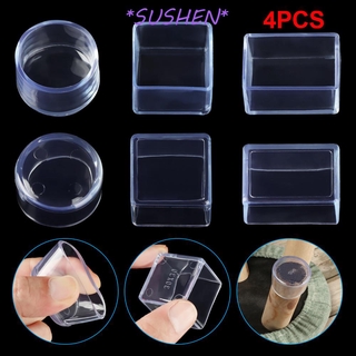 SUSHEN Table Furniture Feet Cups Non-Slip Covers Chair Leg Caps Floor Protectors New Round Bottom Socks Silicone Pads 4pcs/set
