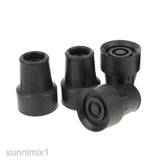 4 Pieces Walking Stick Ferrule Rubber Crutch Tips Bottom End Protector