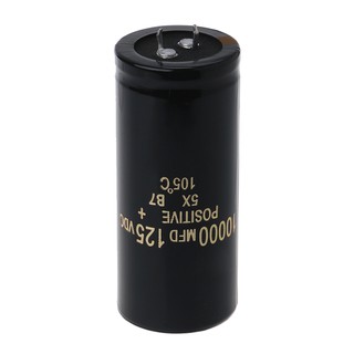 125V 10000uF Aluminum Electrolytic Capacitor Can Replace 120V 100V Audio 35x80mm